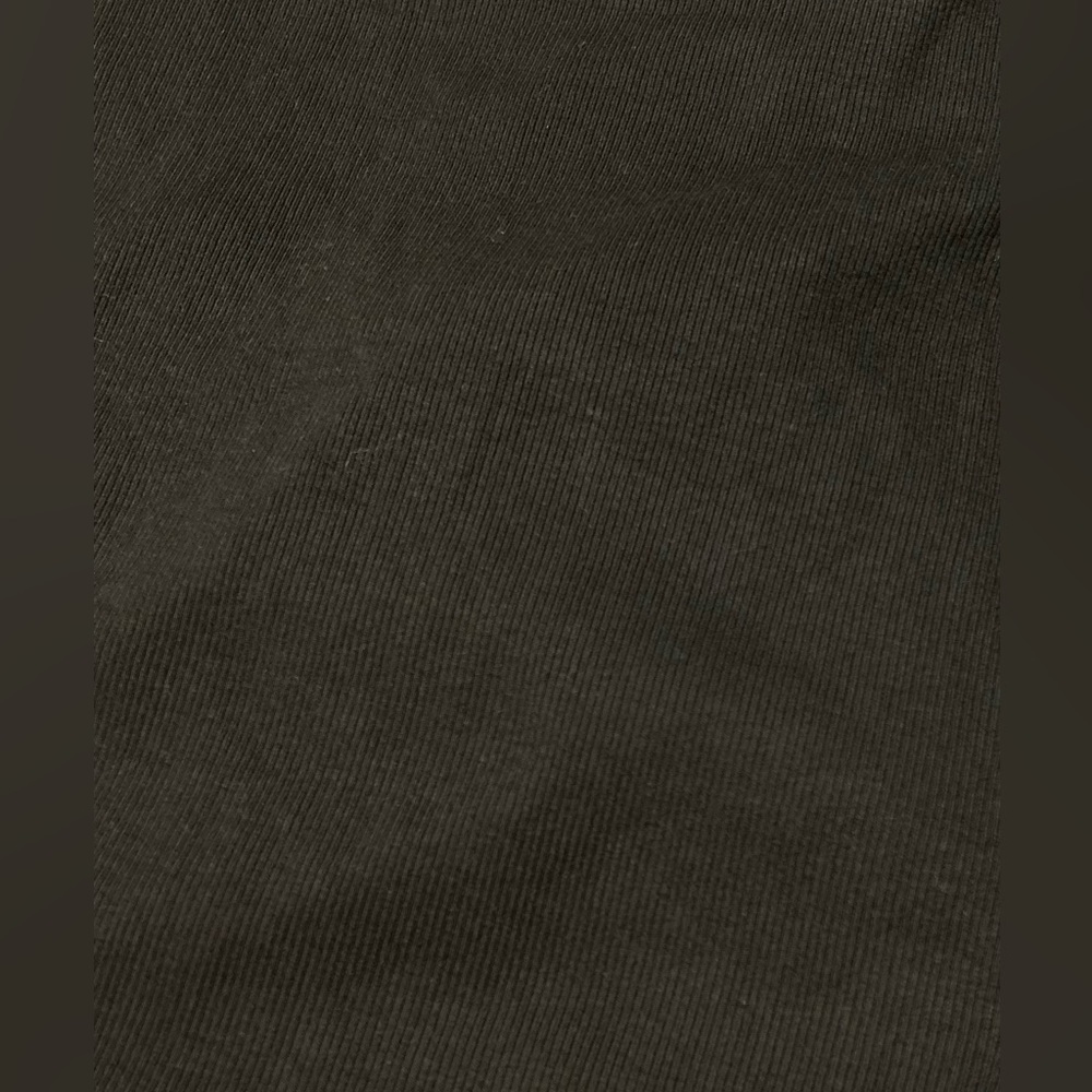 Zara Ruched Ribbed Black Skirt | L - Picture 5 of 6